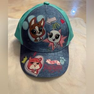 🌹2/$20 🌹 Girls Littlest Pet Shop Hat Cap Adjustable Size 54cm